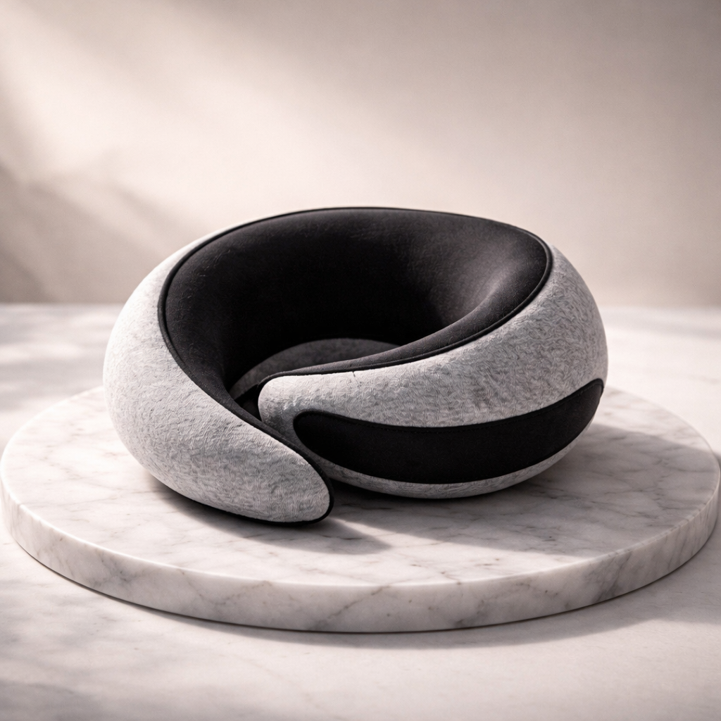 Sov bekvämt på flyg, tåg & bil - utan nacksmärta