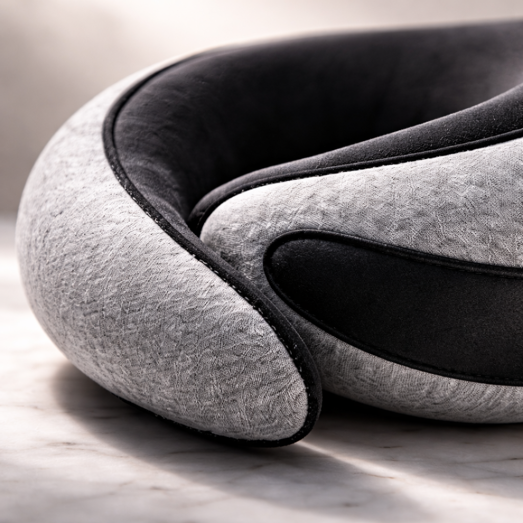 Sov bekvämt på flyg, tåg & bil - utan nacksmärta